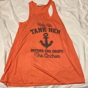 Orange Tank Top (Bachelorette)